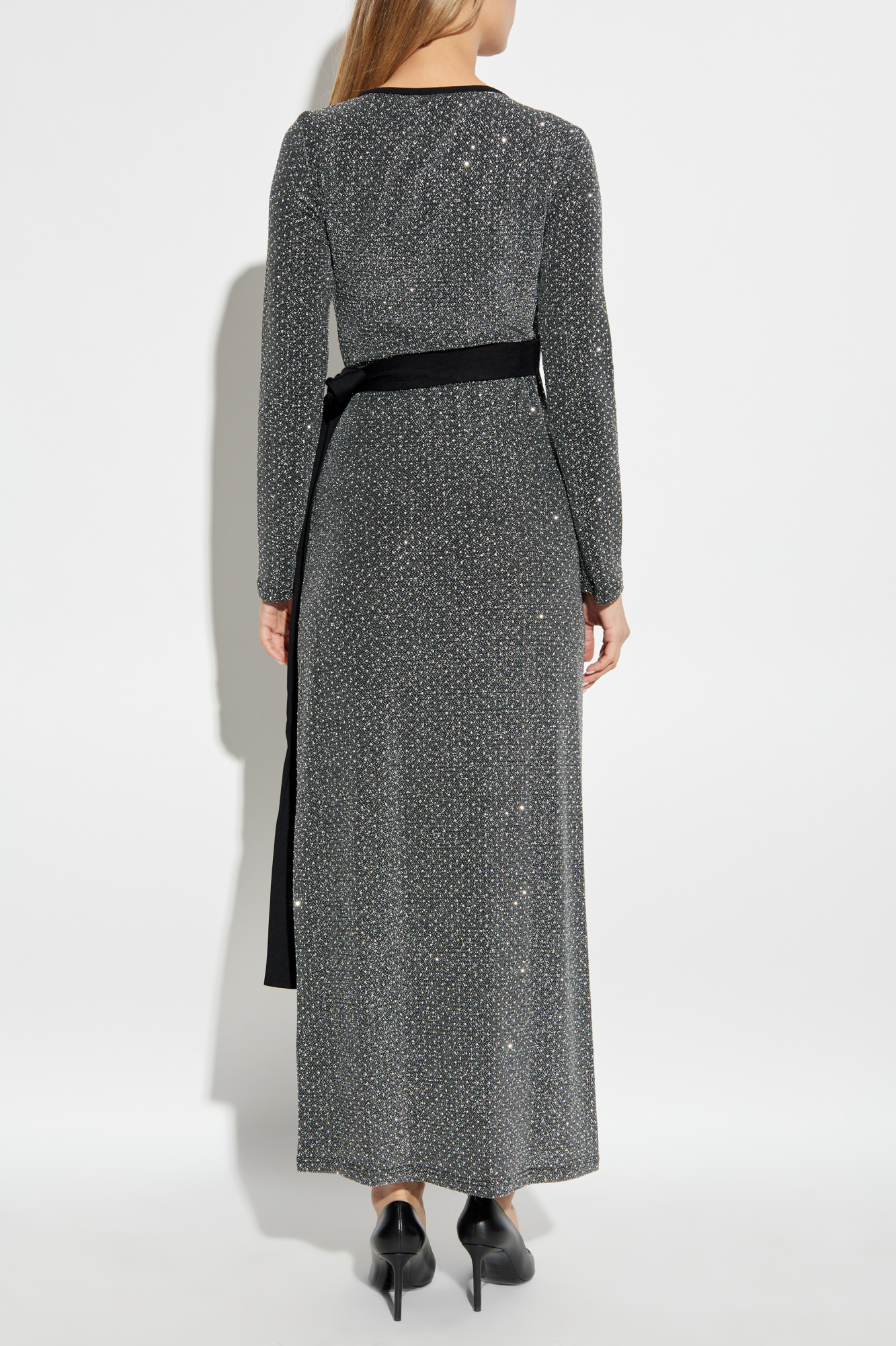【DIANE von FURSTENBERG】シモナ ラメ ラップドレス DIANE von FURSTENBERG】シモナ ラメ ラップドレス (DIANE von